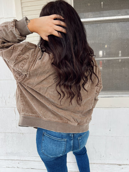 Heart Of Gold Oversized Denim Jacket