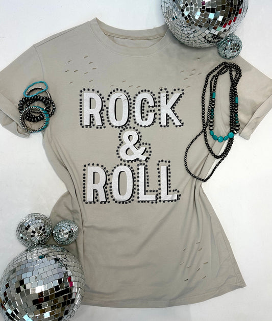 Extra Distressed Rock & Roll Vintage Graphic Top