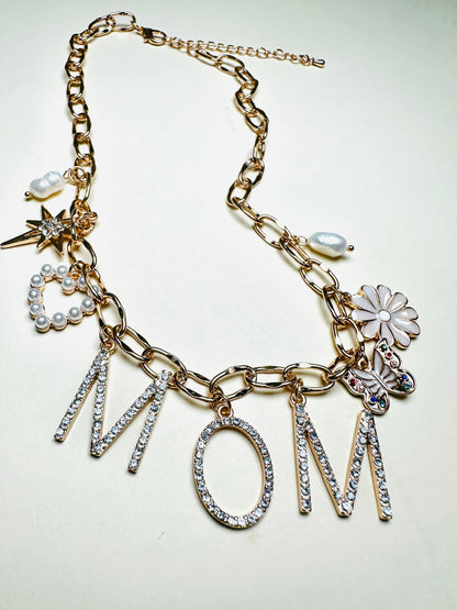 Mom charm Necklace