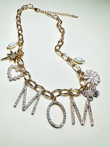 Mom charm Necklace