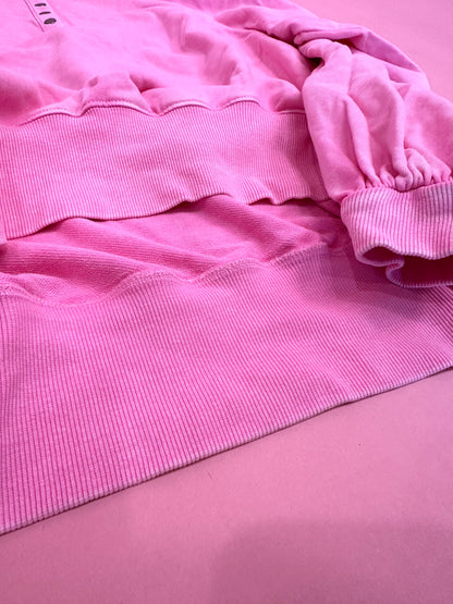 Priscilla Pink snap Button Collared Pullover Top