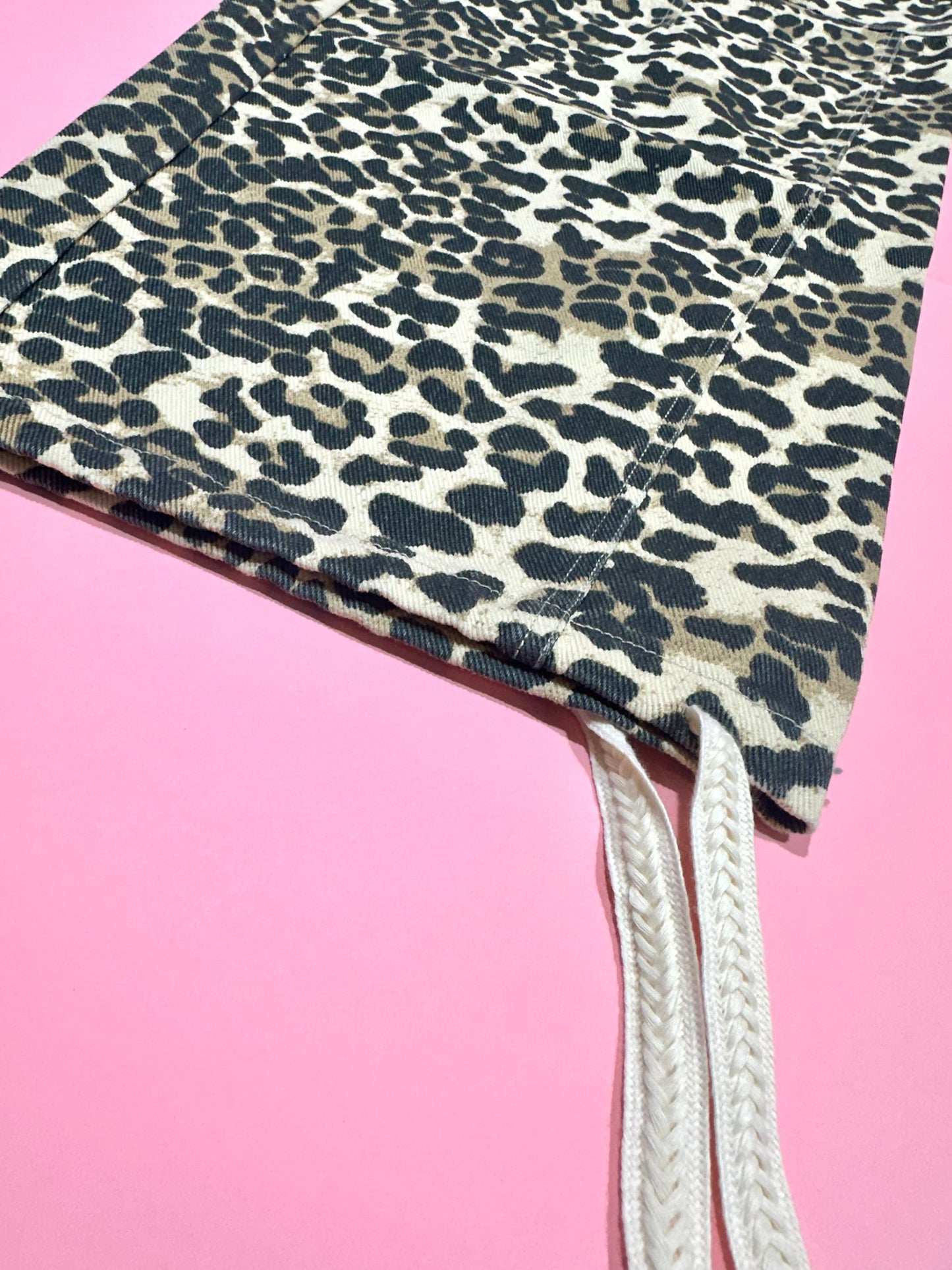 On The Prowl Leopard Print Drawstring Pants