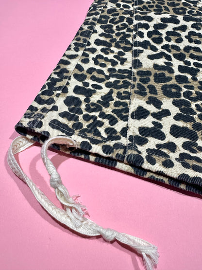 On The Prowl Leopard Print Drawstring Pants