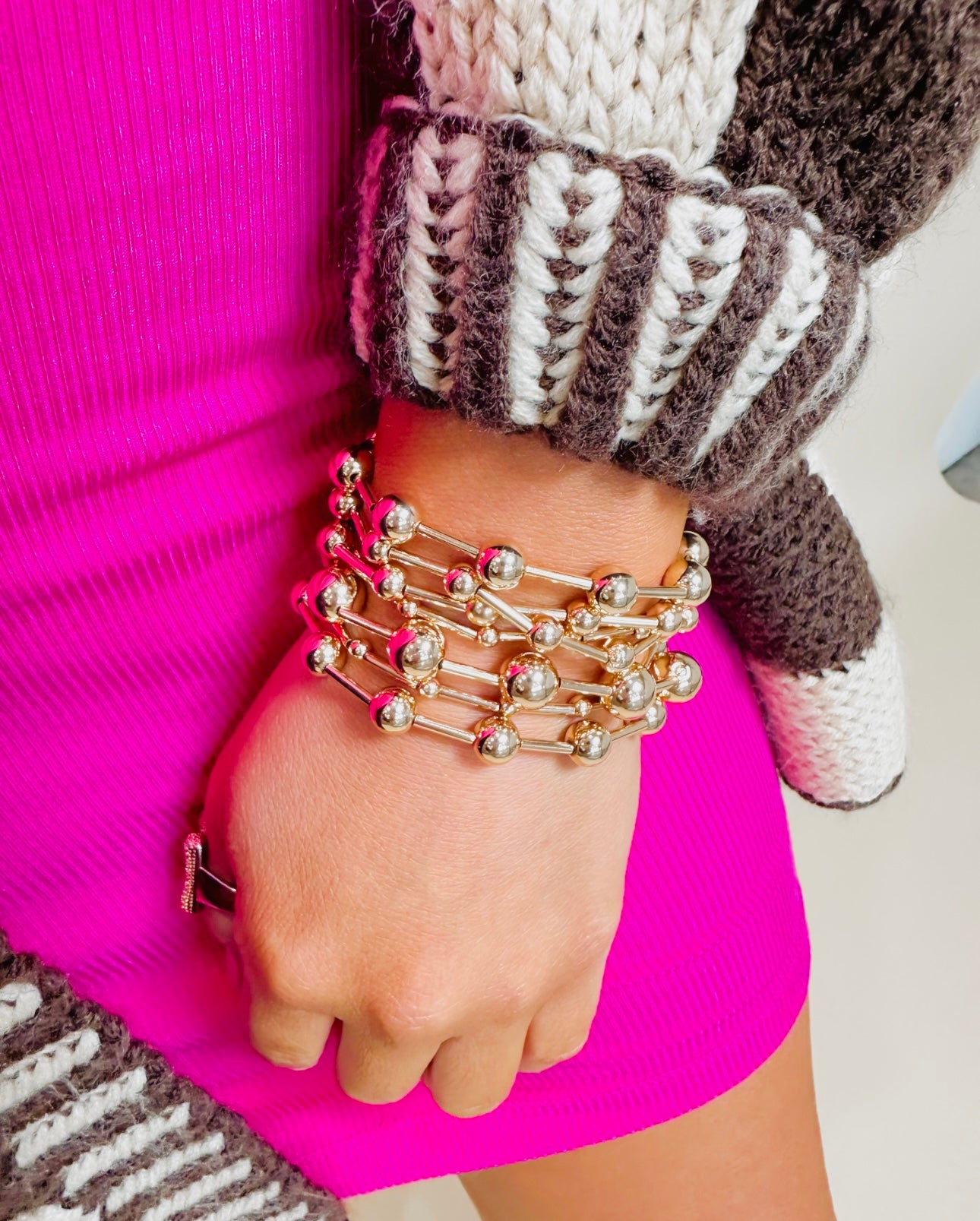 Tiff's Favorite Bangles Gold Stack Bracelet