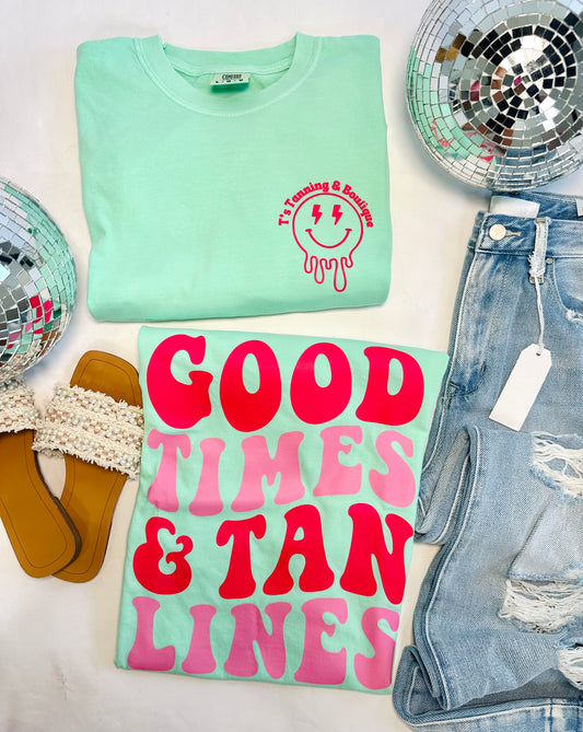 Good Times and Tan Lines Graphic Top