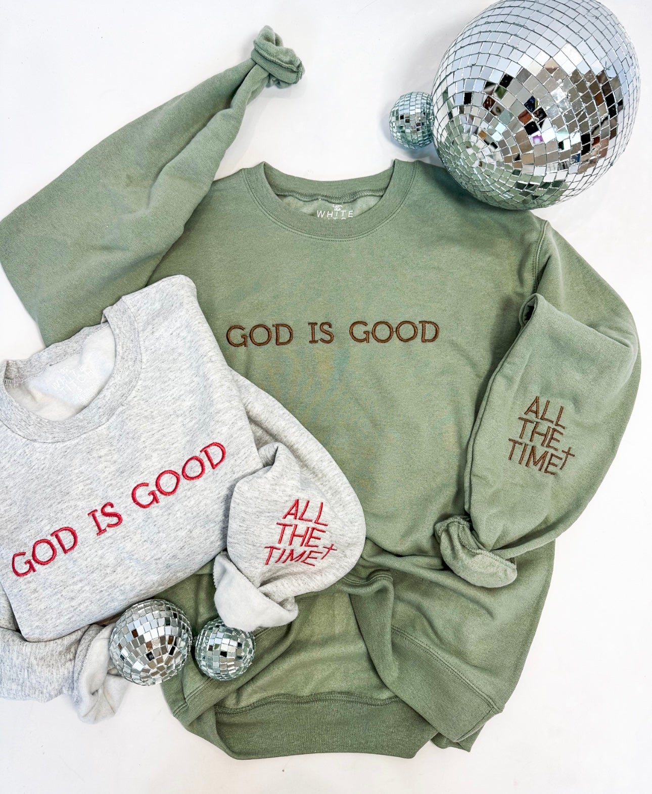 God Is Good All The Time Crewneck Top