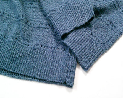 Moon Mist Deep Blue Sweater Top