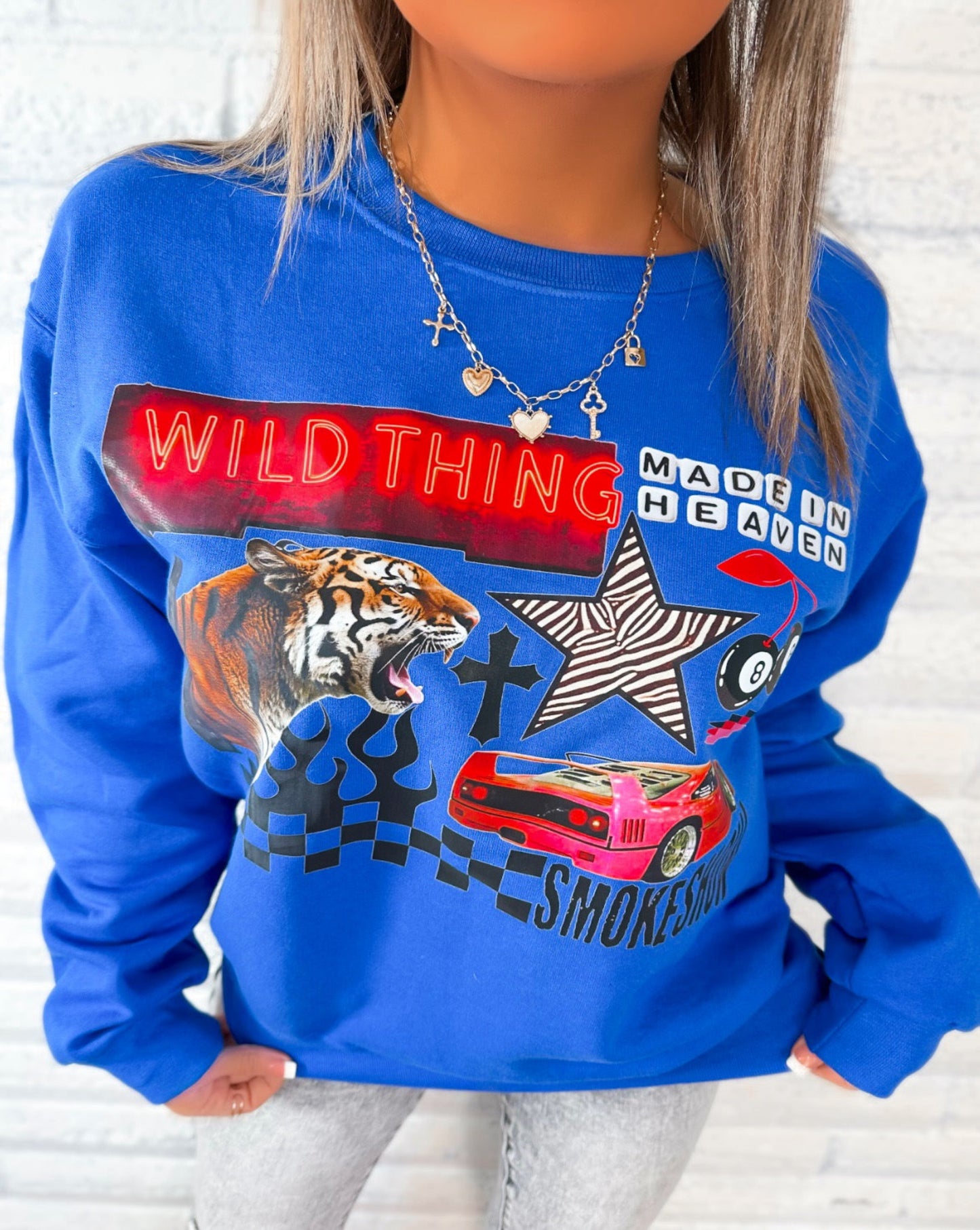 Wild Things Made In Heaven Graphic Crewneck