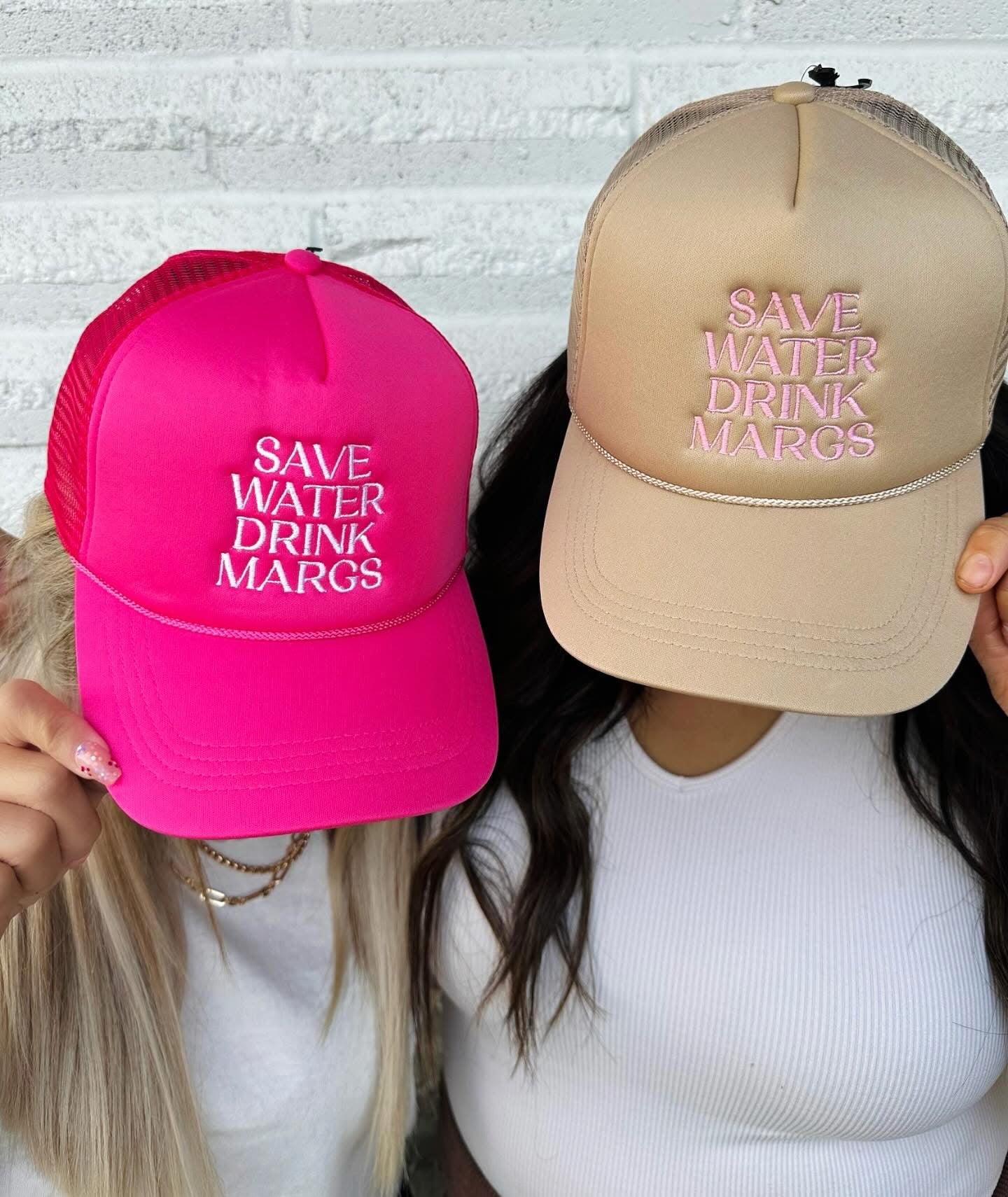 Save Water Drink Margs Trucker Hats